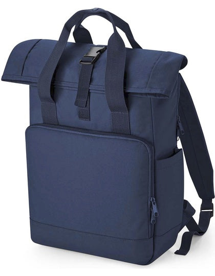 Recycelter Laptop-Rucksack mit Rolltop – Bild 5