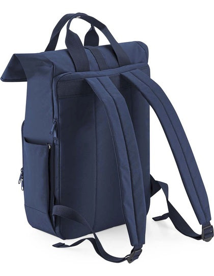 Recycelter Laptop-Rucksack mit Rolltop – Bild 7