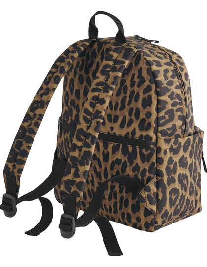 Leopard Print Mini Rucksack – Bild 4