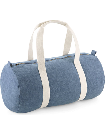 Denim Barrel Bag – Bild 3