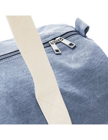 Denim Barrel Bag – Bild 5