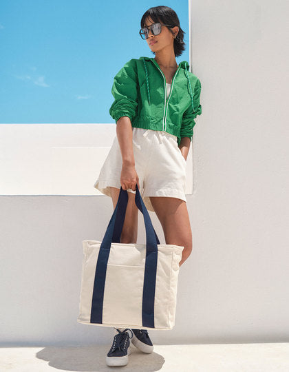 Canvas-Tasche mit Reißverschluss – Bild 4