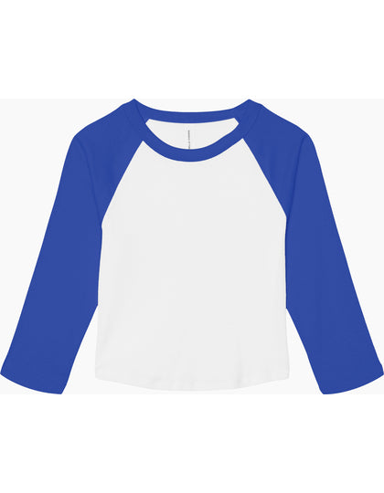 BL1200 Women´s Micro Rib 3/4 Raglan Baby Tee – Bild 8