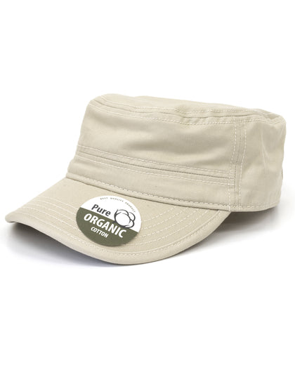 Organic Cotton Army Cap Washed – Bild 4