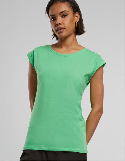 BY021 Ladies´ Extended Shoulder Tee – Bild 29