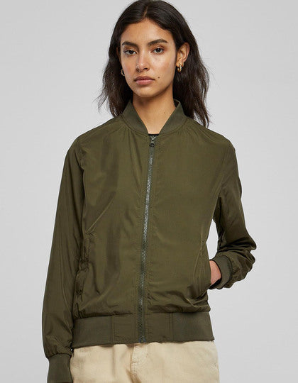 Ladies Nylon Bomber Jacke – Bild 3