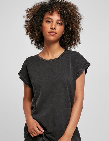 Damen Acid Washed Oversize T-Shirt – Bild 9