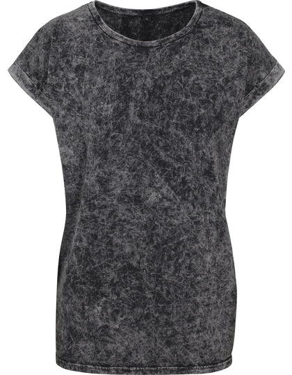 Damen Acid Washed Oversize T-Shirt – Bild 10