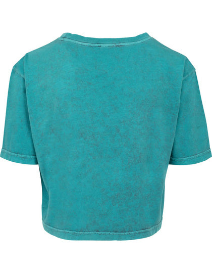 BY054 Ladies´ Acid Washed Cropped Tee – Bild 7