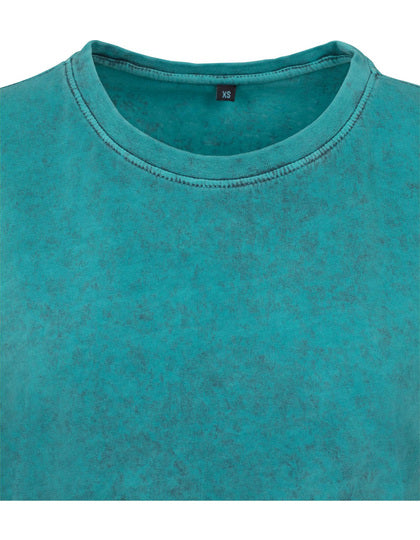 BY054 Ladies´ Acid Washed Cropped Tee – Bild 11