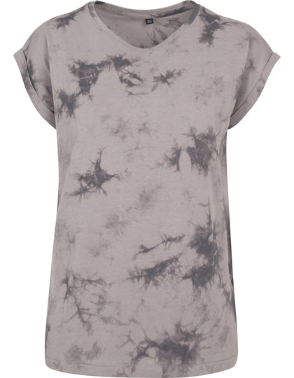 BY055 Ladies Batik Dye Extended Shoulder Tee – Bild 3