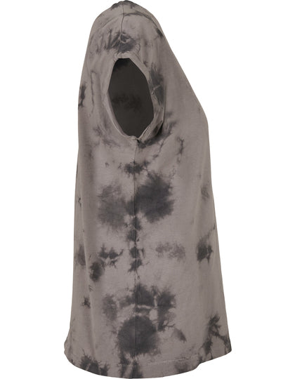 BY055 Ladies Batik Dye Extended Shoulder Tee – Bild 7