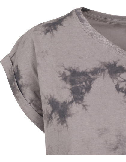 BY055 Ladies Batik Dye Extended Shoulder Tee – Bild 8