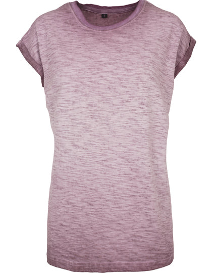 BY056 Ladies` Spray Dye Extended Shoulder Tee – Bild 4