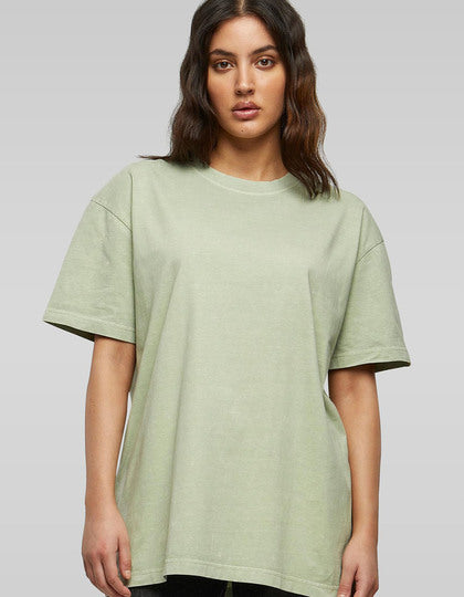 BY270 Ladies Oversized Acid Wash Tee – Bild 6