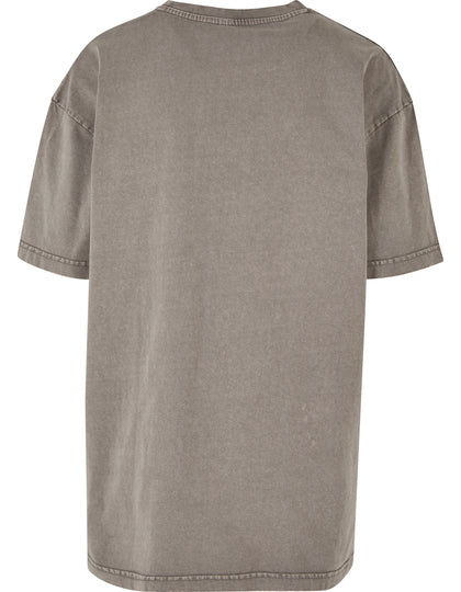 BY270 Ladies Oversized Acid Wash Tee – Bild 7