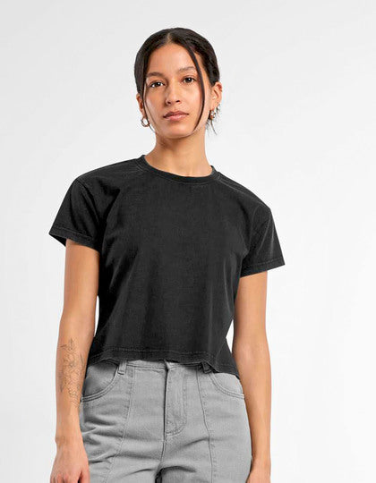 Ladies Vintage Cropped Tee – Bild 3