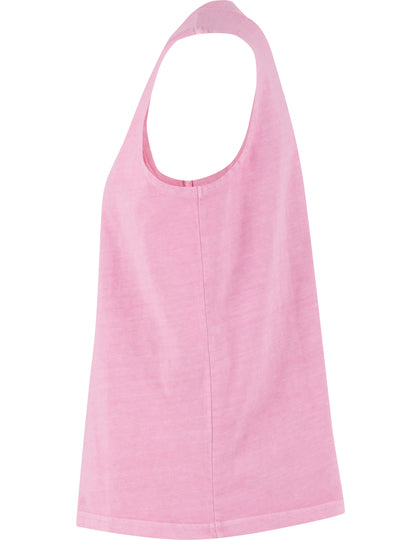 BY429 Ladies Vintage Washed Sleeveless Tee – Bild 7