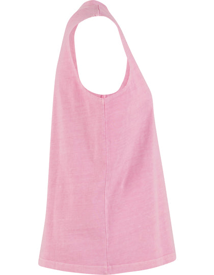 BY429 Ladies Vintage Washed Sleeveless Tee – Bild 8