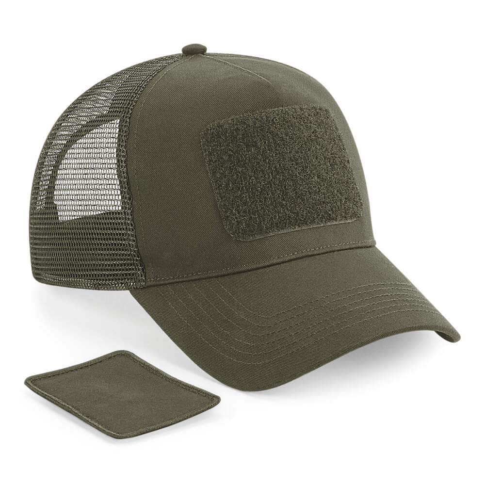 Patch Snapback Trucker Cap in Detail 4 - bedruckbar und bestickbar