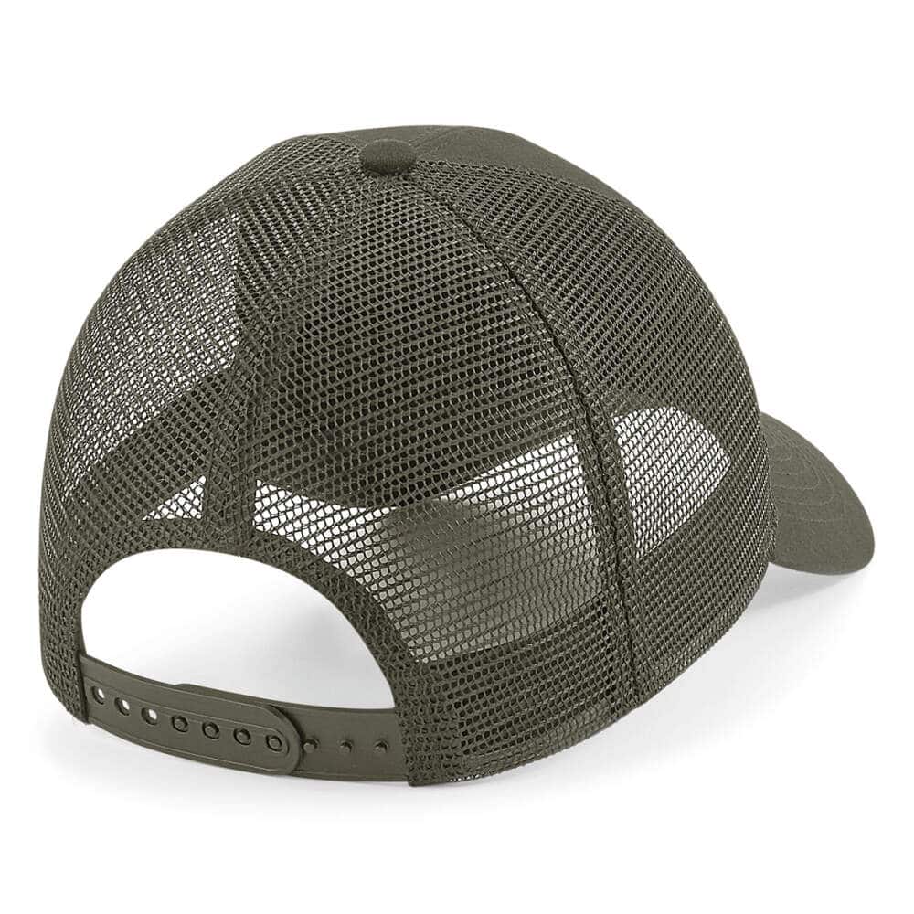 Patch Snapback Trucker Cap in Detail 3 - bedruckbar und bestickbar