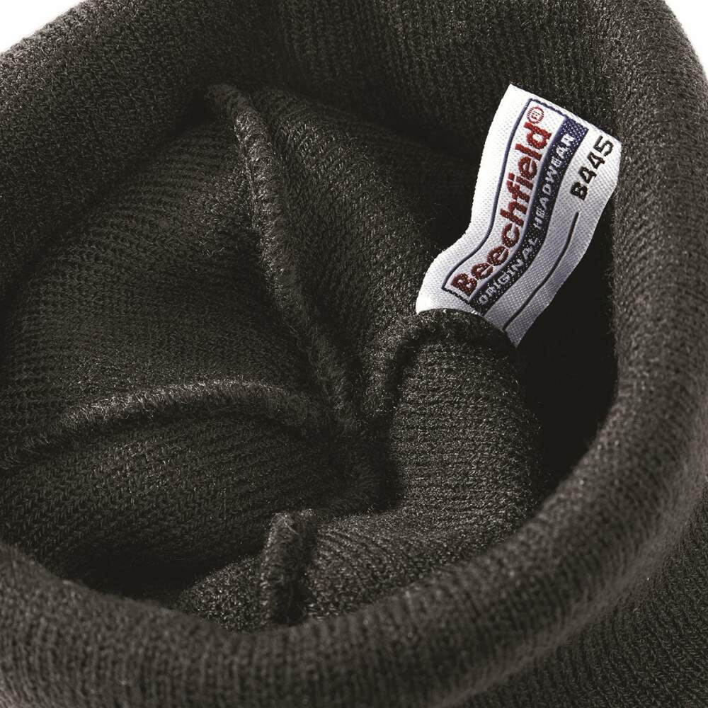 Printers´ Beanie in Detail 4 - bedruckbar und bestickbar