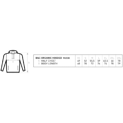 Inspire Hooded Sweat in Detail 3 - bedruckbar und bestickbar