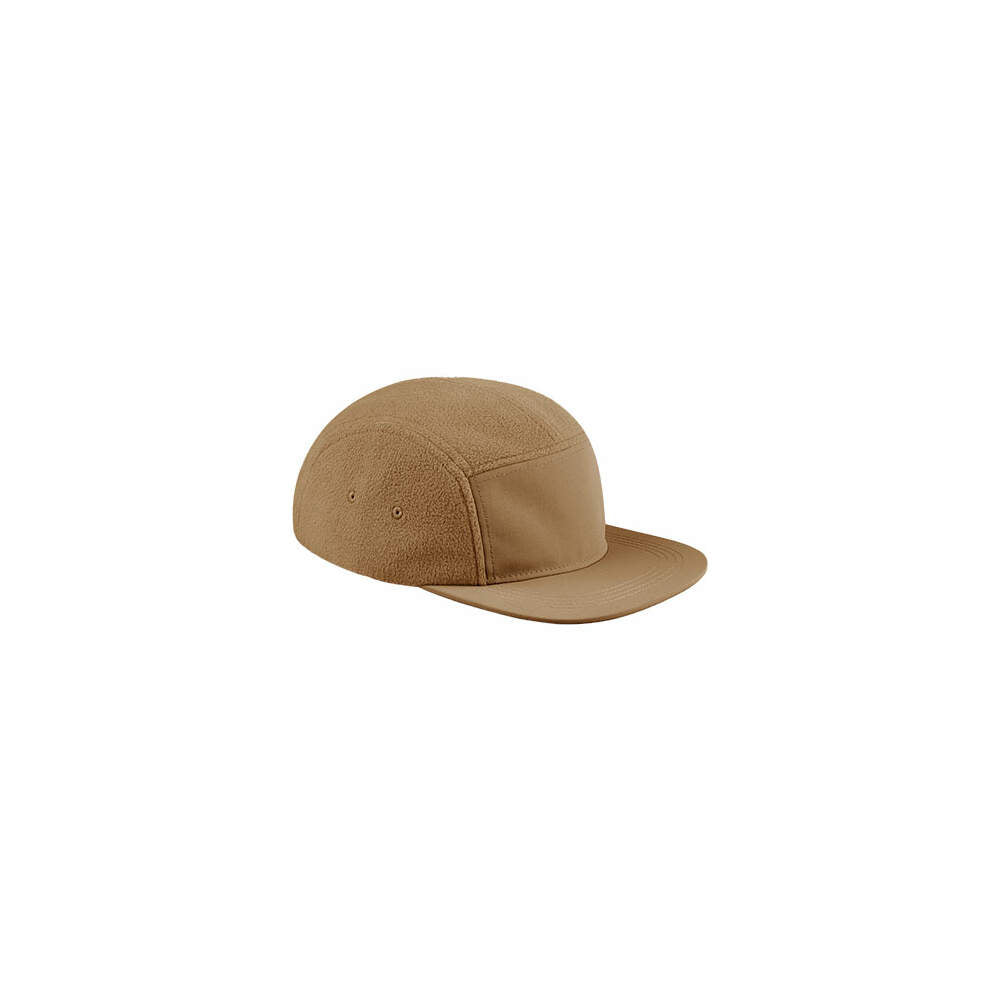 Recycled Fleece Outdoor Camper Cap in Detail 5 - bedruckbar und bestickbar