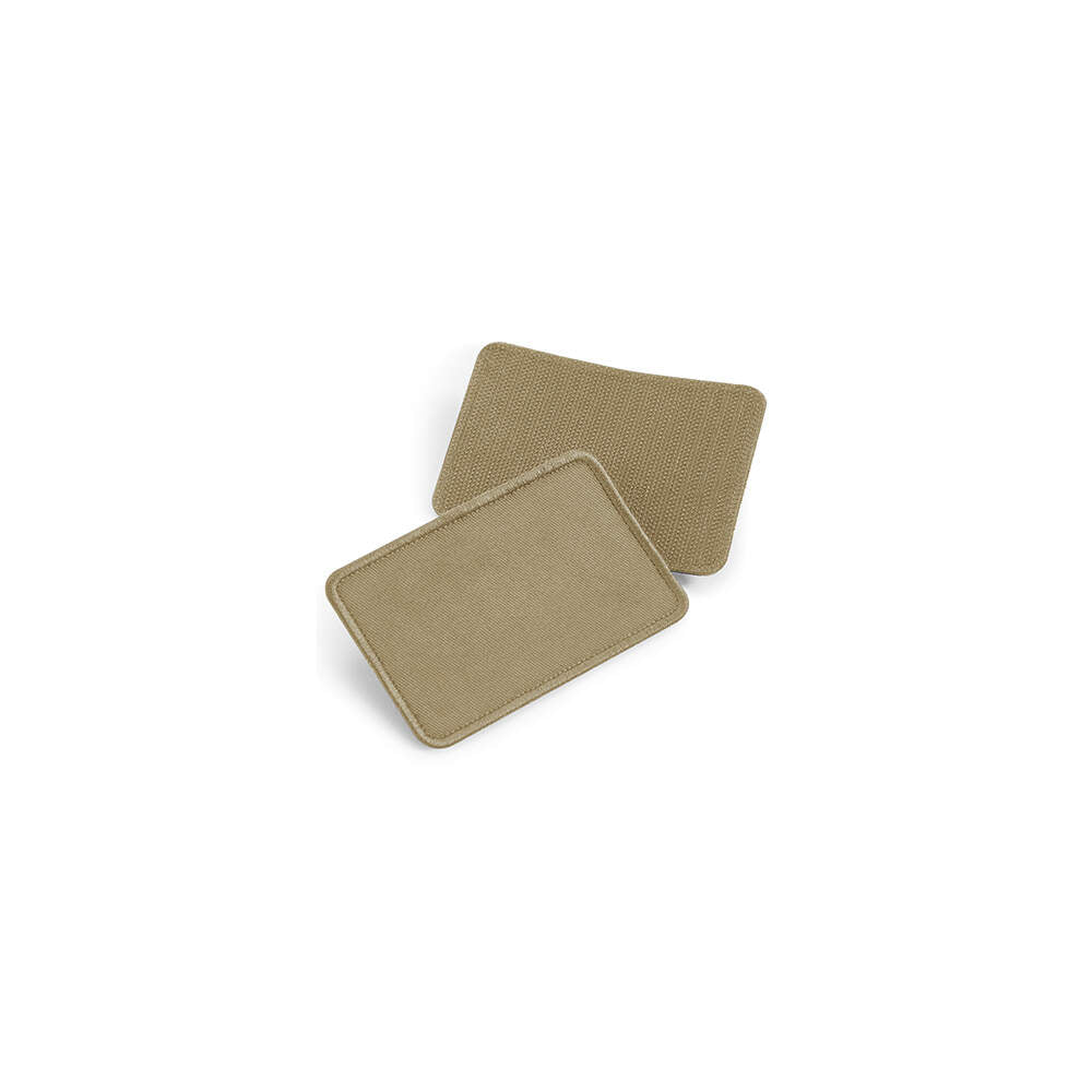 Cotton Removable Patch in sand - bedruckbar und bestickbar