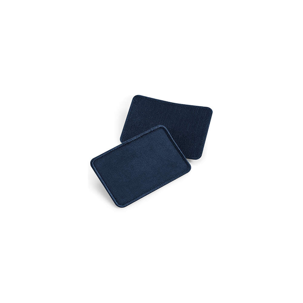 Cotton Removable Patch in navy - bedruckbar und bestickbar