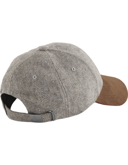 Suede Peak Herringbone Cap – Bild 6