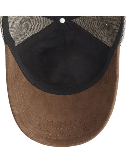 Suede Peak Herringbone Cap – Bild 9