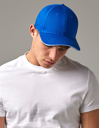 EarthAware® Classic Organic Cotton 6 Panel Cap mit Sandwich-Schirm – Bild 9