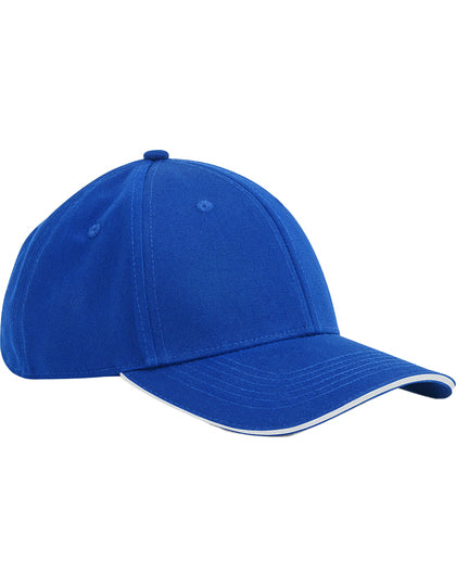 EarthAware® Classic Organic Cotton 6 Panel Cap mit Sandwich-Schirm – Bild 8
