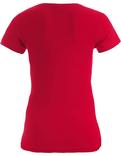 Damen V-Neck T-Shirt, Slim Fit – Bild 7