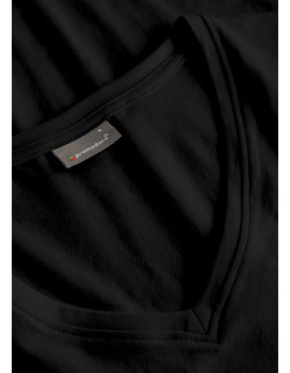 E3087 Women´s Slim Fit V-Neck-T Long – Bild 8
