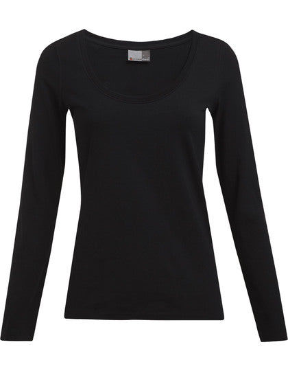 E4085 Women´s Slim Fit-T Long Sleeve – Bild 2