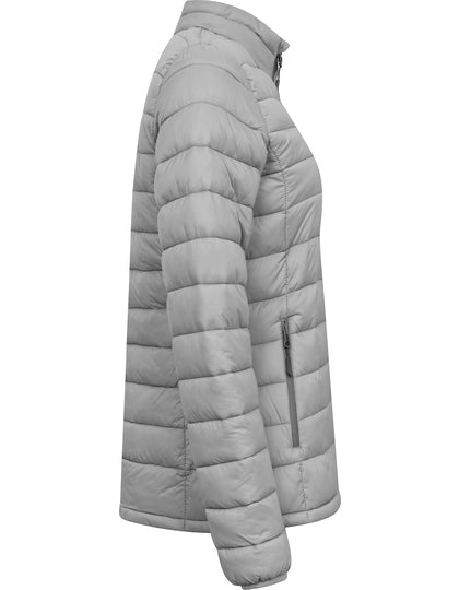 Wattierte Damenjacke mit Stehkragen – Bild 9