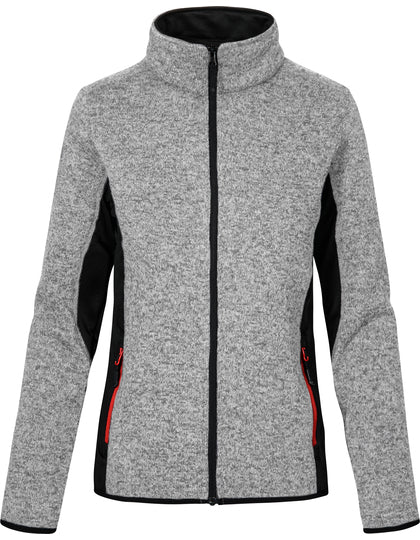 Damen Strickfleece-Jacke mit Stehkragen – Bild 5