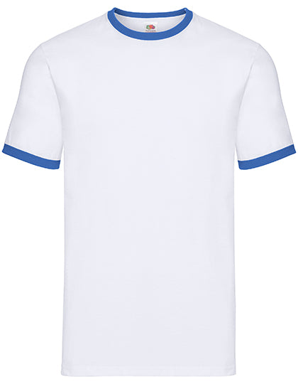 Weiss / Royalblau