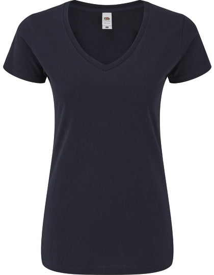 F274 Ladies´ Iconic 150 V Neck T – Bild 9