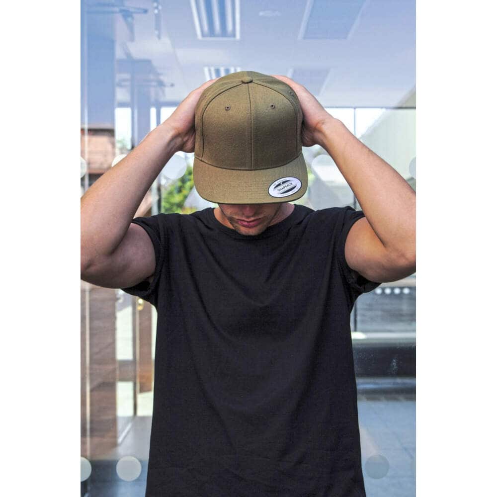 Classic Snapback in Rueckseite - bedruckbar und bestickbar