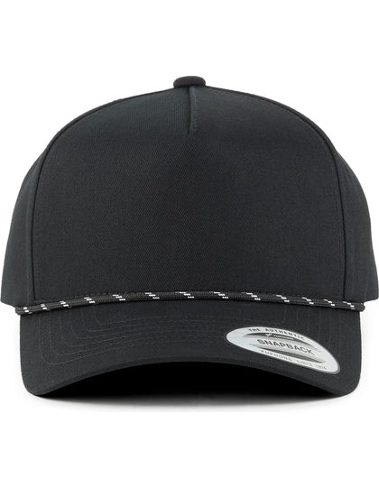 5-Panel Snapback Cap mit Kordeldetail – Bild 3