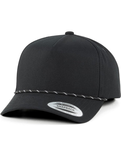 5-Panel Snapback Cap mit Kordeldetail – Bild 6