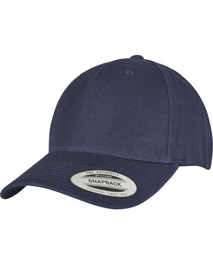 5-Panel Premium Curved Visor Snapback Cap – Bild 6