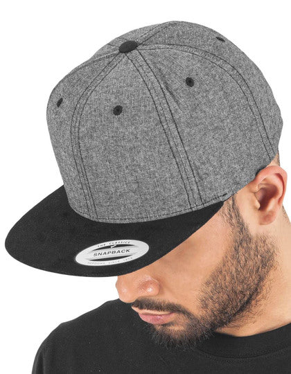 Chambray-Suede Snapback – Bild 3