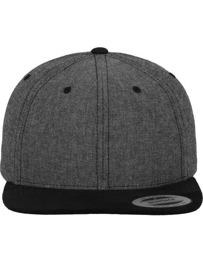 Chambray-Suede Snapback – Bild 2