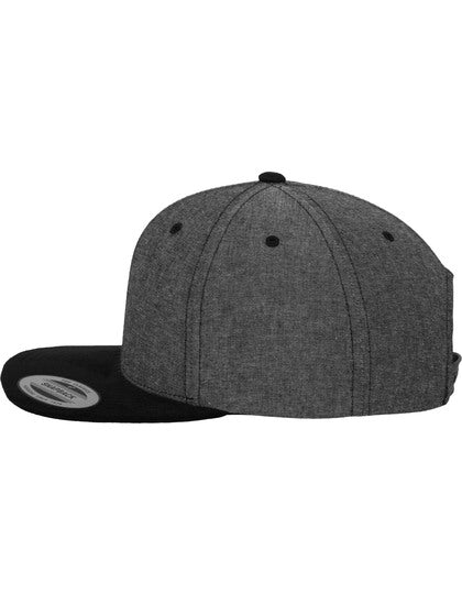 Chambray-Suede Snapback – Bild 5