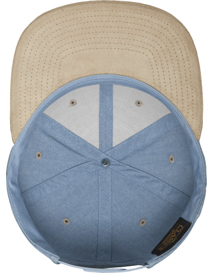 Chambray-Suede Snapback – Bild 7