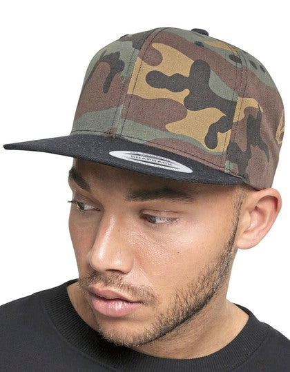 Classic Snapback 2-Tone Camo Cap – Bild 3